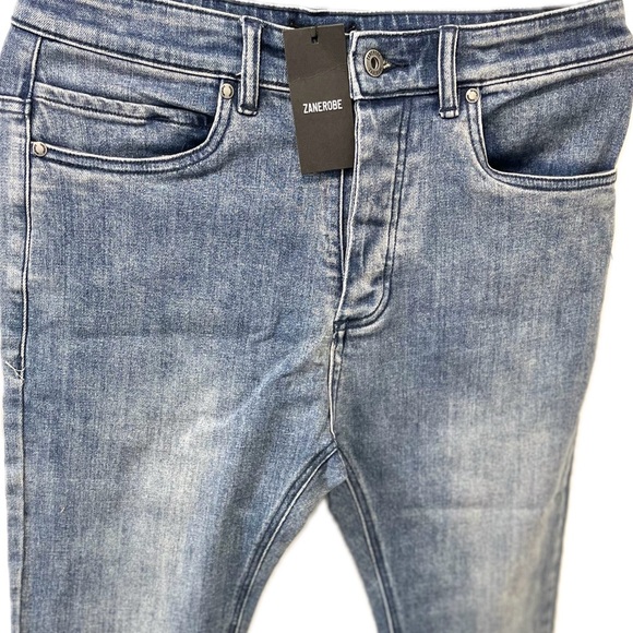 *NWT* Zanerobe - Joe Blow Worker Blue Denim Jeans in Size Mens 30 - Picture 8 of 16